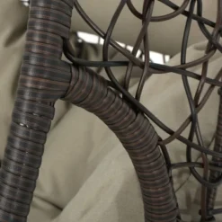 Kyle Indoor/Outdoor Hanging Basket Chair - Brown/Khaki - Christopher Knight Home -Outdoor Living Shop GUEST 61ec3efa 0dee 4a8a b768 3c01d65d12a1