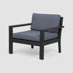 Santa Ana 4pc Gray Acacia Wood Conversation Set - Christopher Knight Home -Outdoor Living Shop GUEST 630fbeec fbc7 4044 9093 e7f80dc528d5