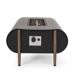 Vernon Outdoor Rectangular Fire Pit With Tank Holder - Dark Gray - Christopher Knight Home 19 Vernon Outdoor Rectangular Fire Pit With Tank Holder - Dark Gray - Christopher Knight Home -Outdoor Living Shop GUEST 644a5898 0539 4bd1 a6d6 5369286a52c6