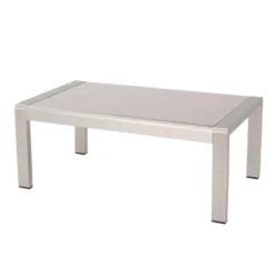 Cape Coral Rectangle Aluminum Coffee Table With Glass Top - Christopher Knight Home 11 Cape Coral Rectangle Aluminum Coffee Table With Glass Top - Christopher Knight Home -Outdoor Living Shop GUEST 645ddde0 1af9 471a a38f bbcc741d6efc