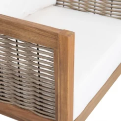 Burchett 2pk Outdoor Acacia Wood Club Chairs With Cushions - Teak/Brown/Beige - Christopher Knight Home -Outdoor Living Shop GUEST 6589994e 1b3a 43eb 9114 41b775139945