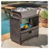 Ravenna Wicker Patio Bar Cart With Ice Bin - Brown - Christopher Knight Home 2 Ravenna Wicker Patio Bar Cart With Ice Bin - Brown - Christopher Knight Home -Outdoor Living Shop GUEST 6593df3d da43 41b2 b6af 710afeb3496f