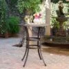 Alfresco Round Cast Aluminum Patio Bar Table - Bronze - Christopher Knight Home 1 Alfresco Round Cast Aluminum Patio Bar Table - Bronze - Christopher Knight Home -Outdoor Living Shop GUEST 6716eb90 4ae0 4159 8619 aad497d5dc1f