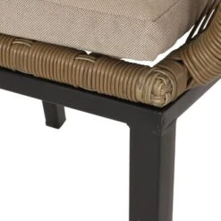 Russel 3pc Outdoor Wicker 2 Seater Chat Set - Light Brown/Beige - Christopher Knight Home -Outdoor Living Shop GUEST 68c68f66 e3d7 4382 9e05 465620186bce