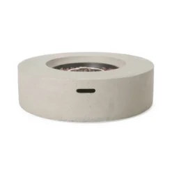 Aidan Outdoor 50000 BTU Light Weight Concrete Circular Fire Pit Light Gray - Christopher Knight Home 15 Aidan Outdoor 50000 BTU Light Weight Concrete Circular Fire Pit Light Gray - Christopher Knight Home -Outdoor Living Shop GUEST 6974a859 2a36 4115 a987 627308c002c0