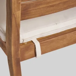 Nestor 2pk Acacia Wood Dining Chairs - Natural/Cream - Christopher Knight Home -Outdoor Living Shop GUEST 698711e0 1d57 4308 a9e6 1a1f8cb4be67