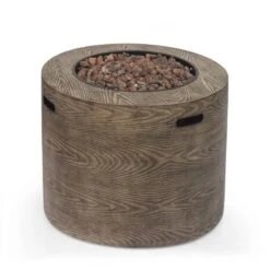 Senoia Outdoor Round Fire Pit - Brown - Christopher Knight Home -Outdoor Living Shop GUEST 6b5a86dd 6f12 4af3 bd5d fa2dcdfbd5e3