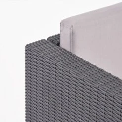 Waverly 4pc All Weather Faux Wicker Patio Chat Set - Dark Gray/Gray - Christopher Knight Home -Outdoor Living Shop GUEST 6b70cc18 74aa 4c29 a3c7 ac5c95b26446