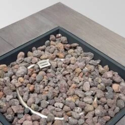 Ellington Outdoor Wood Patterned Square Gas Fire Pit - Gray - Christopher Knight Home 8 Ellington Outdoor Wood Patterned Square Gas Fire Pit - Gray - Christopher Knight Home -Outdoor Living Shop GUEST 6ba2a119 c5e1 48c4 b384 fa595c769cfd