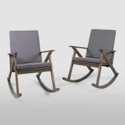 Gus 2pk Acacia Wood Rocking Chair - Christopher Knight Home 11 Gus 2pk Acacia Wood Rocking Chair - Christopher Knight Home -Outdoor Living Shop GUEST 6c501b07 dc3c 4043 83f5 0b15d56db72f