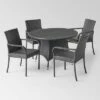 Pala 5pc Wicker Contemporary Dining Set Gray - Christopher Knight Home -Outdoor Living Shop GUEST 6d30fe56 c151 44af bc56 d4311e073817