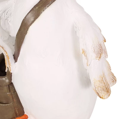 Christopher Knight Home 16" Wide Farnum Concrete Outdoor Novelty Goose Planter White/Brown 11 Christopher Knight Home 16" Wide Farnum Concrete Outdoor Novelty Goose Planter White/Brown - Image 9