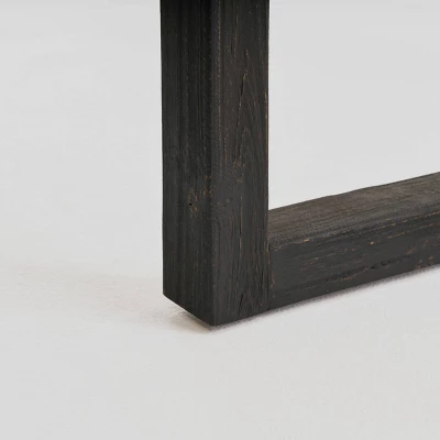 Nestor Rectangle Acacia Dining Table - Dark Gray - Christopher Knight Home 5 Nestor Rectangle Acacia Dining Table - Dark Gray - Christopher Knight Home - Image 3