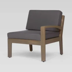 Grenada 5pc Acacia Sectional Sofa Set - Gray/Dark Gray - Christopher Knight Home -Outdoor Living Shop GUEST 71b50f78 c0c4 49db 9973 101a62fdcb9b