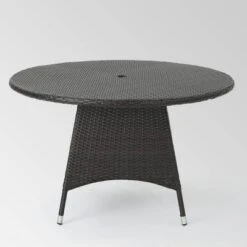 Pala 5pc Wicker Contemporary Dining Set MultiBrown - Christopher Knight Home -Outdoor Living Shop GUEST 72bc6bc7 a2bc 448c bab1 7fd46a9d56cc