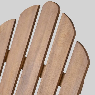 Hollywood Acacia Wood Foldable Patio Adirondack Chair - Christopher Knight Home 4 Hollywood Acacia Wood Foldable Patio Adirondack Chair - Christopher Knight Home - Image 2