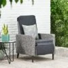 Murdock Outdoor Wicker Recliner - Black/Dark Gray - Christopher Knight Home -Outdoor Living Shop GUEST 7357599d 1ae8 41c8 8fdb 5f65e2e625ec