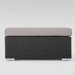 Santa Rosa 8pc Wicker Sectional Sofa Set - Gray/Silver - Christopher Knight Home -Outdoor Living Shop GUEST 737a0361 d67d 4211 bea0 b9f9eec66fab