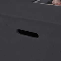 Cape Coral 3pc Aluminum And Rectangular MGO Fire Table Set - Gray - Christopher Knight Home -Outdoor Living Shop GUEST 7404b8ed 1e2e 47ac b8a7 208022dba758