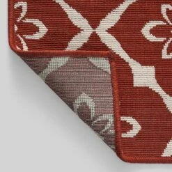 Tallevast Trellis Outdoor Rug Red/Ivory - Christopher Knight Home -Outdoor Living Shop GUEST 75ff5f16 35d9 4c88 9f46 95b42b0a6329