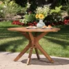 Stamford Round Acacia Wood Outdoor Patio Dining Table - Teak - Christopher Knight Home -Outdoor Living Shop GUEST 766d1e0f 95d4 4056 b714 1dee175203ec