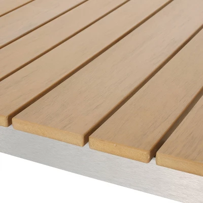 Cibola 3pc Outdoor Aluminum Picnic Set - Natural/Silver - Christopher Knight Home 12 Cibola 3pc Outdoor Aluminum Picnic Set - Natural/Silver - Christopher Knight Home - Image 10