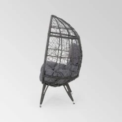 Gianni Wicker Teardrop Chair - Christopher Knight Home -Outdoor Living Shop GUEST 7704b9d6 3865 4d61 b3d3 8a71a341d36d