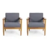 Magnolia 2pc Patio Acacia Wood Club Chairs - Teak/Dark Gray - Christopher Knight Home 1 Magnolia 2pc Patio Acacia Wood Club Chairs - Teak/Dark Gray - Christopher Knight Home -Outdoor Living Shop GUEST 7721d277 8b2d 4d6d 9a6b bd6f2486f1da