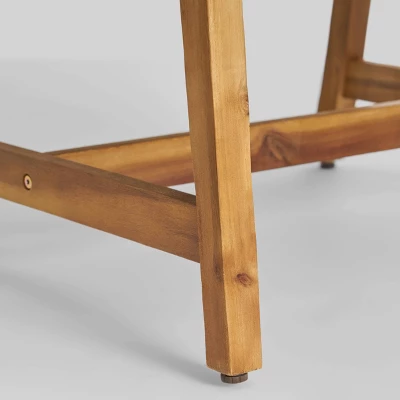 Breakwater 5pc Wood & Wicker Patio Chat Set With Fire Pit - Natural/Gray/Brown - Christopher Knight Home 4 Breakwater 5pc Wood & Wicker Patio Chat Set With Fire Pit - Natural/Gray/Brown - Christopher Knight Home - Image 2