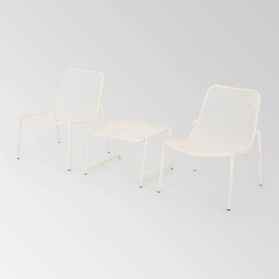 Bucknell 3pc Iron Modern Chat Set - Christopher Knight Home 10 Bucknell 3pc Iron Modern Chat Set - Christopher Knight Home - Image 8