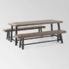 Carlisle 3pc Acacia Wood Picnic Dining Set - Christopher Knight Home -Outdoor Living Shop GUEST 7c5f8d4f f33b 4eb8 a106 46bc221fd423