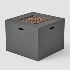 Maxwell 5pc Wicker Club Chair And Square Fire Pit Set - Mixed Black/Dark Gray - Christopher Knight Home 10 Maxwell 5pc Wicker Club Chair And Square Fire Pit Set - Mixed Black/Dark Gray - Christopher Knight Home -Outdoor Living Shop GUEST 7d932a9b dec2 4e0c 9392 1275f726bd6c 1