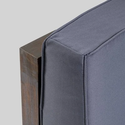 Oana 6pc Acacia Wood Patio Sectional Seating Set - Christopher Knight Home 4 Oana 6pc Acacia Wood Patio Sectional Seating Set - Christopher Knight Home - Image 2