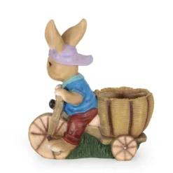 Christopher Knight Home 26" Wide Raglan Concrete Outdoor Novelty Rabbit Planter Blue/Brown -Outdoor Living Shop GUEST 7fee43c9 0116 48e1 9e34 61066d1ec504