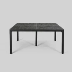 Tahoe Square Aluminum Modern Woven Accents Dining Table - Christopher Knight Home -Outdoor Living Shop GUEST 801f2eac 949a 41dd adde 8302563a348a