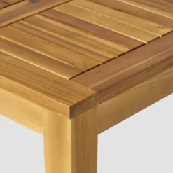 2pc Hampton Wood And Wicker Patio Loveseat And Coffee Table Set Gray - Christopher Knight Home -Outdoor Living Shop GUEST 81410a61 ddc4 41a8 8638 6664c63f78a5