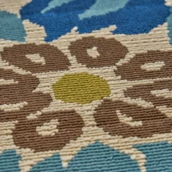 Wildwood Floral Outdoor Rug Ivory/Blue - Christopher Knight Home -Outdoor Living Shop GUEST 8264760a f7e7 45d9 ad40 ae0ffe16c735
