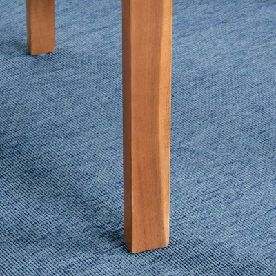 Wilson 2pk Acacia Wood Patio Dining Chair - Teak - Christopher Knight Home 4 Wilson 2pk Acacia Wood Patio Dining Chair - Teak - Christopher Knight Home - Image 2