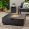 Wellington 40" Square Iron Gas Fire Pit With Tank Holder - Dark Gray - Christopher Knight Home 1 Wellington 40" Square Iron Gas Fire Pit With Tank Holder - Dark Gray - Christopher Knight Home -Outdoor Living Shop GUEST 89290a36 6f46 47b7 bae3 800b3a1581ef