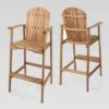 Malibu 2pk Acacia Wood Adirondack Barstools - Natural - Christopher Knight Home 1 Malibu 2pk Acacia Wood Adirondack Barstools - Natural - Christopher Knight Home -Outdoor Living Shop GUEST 8938a80f 782b 41f9 9995 f6fd949438dc