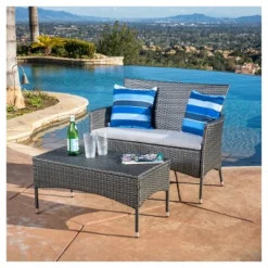 Malta 2pc Outdoor Seating Set - Christopher Knight Home -Outdoor Living Shop GUEST 89cc6b65 6185 4566 ad97 300e5c79a14d