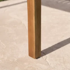 Perla 4pc Acacia Wood Sectional Sofa Set Teak/Cream - Christopher Knight Home -Outdoor Living Shop GUEST 8bdebd80 1945 422c ace1 99ee4f3b2ee6