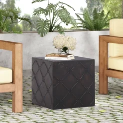 Acosta Outdoor Small Square Light Weight Concrete Side Table Antique Copper - Christopher Knight Home 8 Acosta Outdoor Small Square Light Weight Concrete Side Table Antique Copper - Christopher Knight Home -Outdoor Living Shop GUEST 8cc0fe00 5c4c 4f95 abc0 ce8cf7b82d99