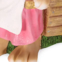 Christopher Knight Home 22" Wide Wallen Concrete Outdoor Novelty Rabbit Planter Pink/Brown -Outdoor Living Shop GUEST 8cdf6709 e406 4617 a823 700ba0230e69