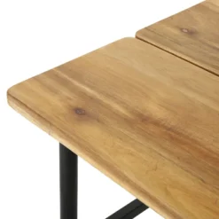 Ocala Acacia Industrial Side Table - Antique Black - Christopher Knight Home -Outdoor Living Shop GUEST 8d1e13ca c6ab 4b16 ad50 f6c6ffd73793