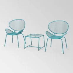 Elloree 3pc Iron Modern Chat Set - Christopher Knight Home 19 Elloree 3pc Iron Modern Chat Set - Christopher Knight Home -Outdoor Living Shop GUEST 8d2d2a3d 3481 4667 a22b ce1dc16fbd89