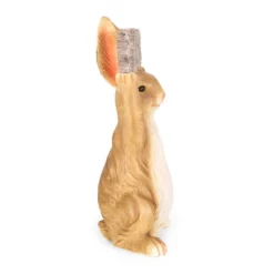 23.75" Concrete Corneu Outdoor Rabbit Garden Statue - White And Brown - Christopher Knight Home -Outdoor Living Shop GUEST 8dff90d1 652c 40a2 b9ed 7378b7162dbe