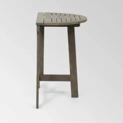 Westmount 3pc Half-Round Folding Acacia Wood Bistro Set - Gray - Christopher Knight Home -Outdoor Living Shop GUEST 8ea76d33 19a0 443d 9201 d57ad7b474c2