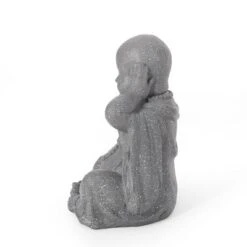 Harrod Outdoor Hear No Evil Monk Garden Statue - Stone Gray - Christopher Knight Home -Outdoor Living Shop GUEST 8ed99e8d 152c 4184 a6fb f2329c484263