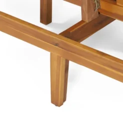 Jill Outdoor Acacia Wood Convertible Daybed With Cushions Teak/Beige - Christopher Knight Home -Outdoor Living Shop GUEST 8efec819 7534 439b aec9 51aa63346ed1